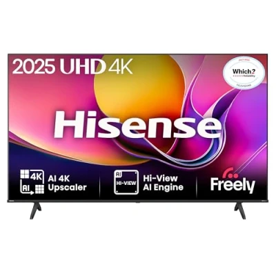 Image of 55&quot; HISENSE E6Q LED 4K HDR Smart TV with Freely 55E6QTUK, Black