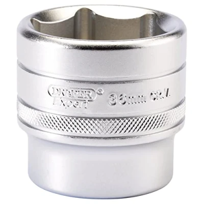 Image of Draper 6 Point Metric Socket, 1/2&quot; Sq. Dr., 36mm