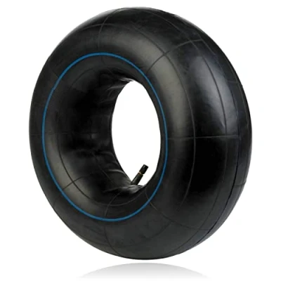 Image of SPARES2GO Innertube 3.50 x 8 Wheel Barrow Scooter Trolley Trailer Cart Straight Inner Tube