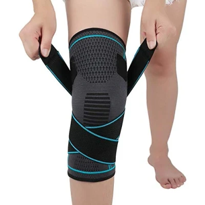 Image of NTRH Knee Brace for Arthritis ACL and Meniscus Tear Adjustable Sleeves Sports Support Men Women L