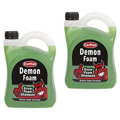 Image of CarPlan Demon Snow Foam Shampoo, 2 Litre Refill (Pack of 2)