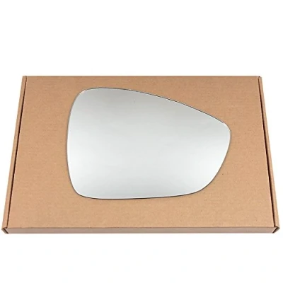 Image of Less4spares Wing Mirror Glass Right Compatible with Citroen C3 2010 2016 STICK ON Driver Off Side Convex