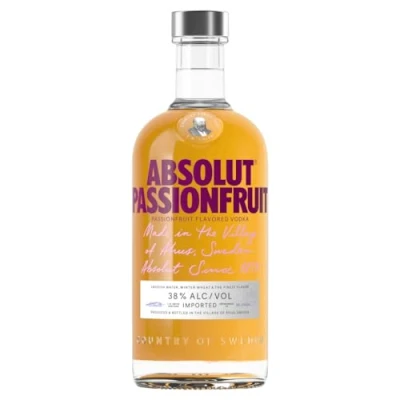 Image of Absolut Passionfruit Flavoured Swedish Vodka, 70cl