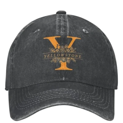 Image of WVVCXCC Baseball Cap Unisex and Fashionable Yellow Stones s for Vintage Distressed Washed Hats Headwear Adjustable Sports Outdoor Gifts