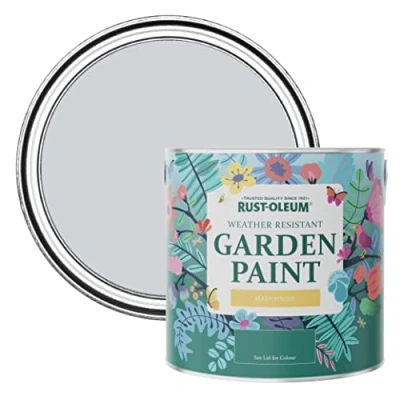 Image of Rust Oleum Purple Mould Resistant Garden Paint In Matt Finish Lilac Rhapsody 2.5L
