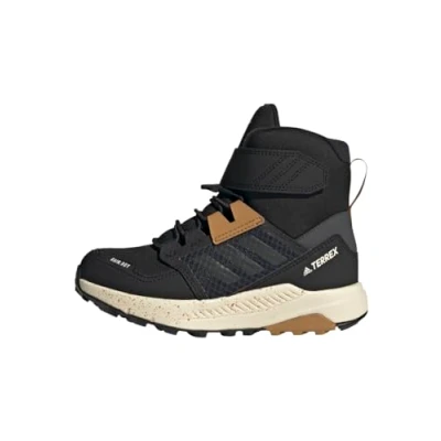 Image of adidas Performance Terrex Trailmaker Unisex Hiking shoes for kids, Size: 4.5, Core black/grey six/mesa Textile/synthetics