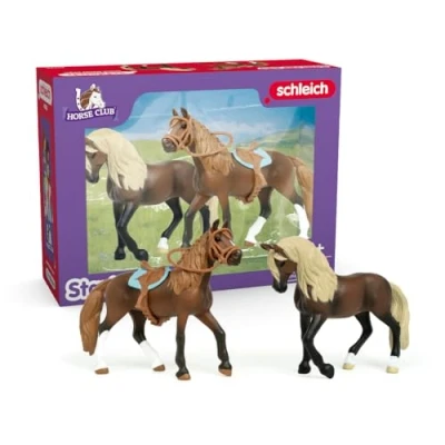 Image of schleich 42738 HORSE CLUB &quot;Paso Peruano&quot; Starter Set, from 5 years Figurine, 7 x 15 11 cm