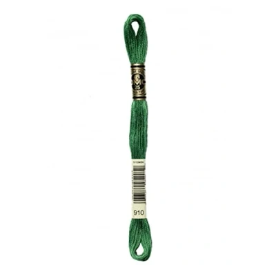 Image of DMC Stranded Cotton Embroidery Thread 910 per Skein