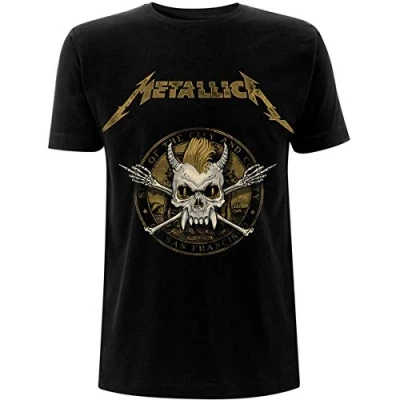 Image of Metallica Men&#039;s Metts26mb04 T Shirt, Black, XL UK