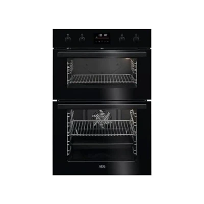 Image of AEG 6000 Series DCB535060B Surround Cook Electric Built In Double Oven Black