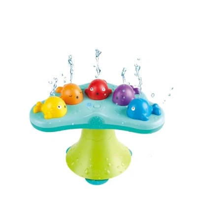 Image of Hape Musical Whale Fountain Bath Toy,Multicolor,E0218