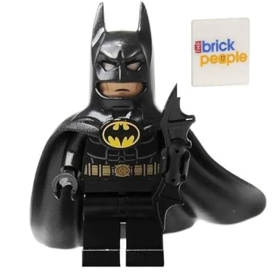 Image of LEGO Batman Minifigure with Batarang, Figure, 1.5 x 1.0 5.0 cm, 0.1 pounds