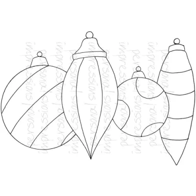 Image of LM Zendoodle Baubles A6