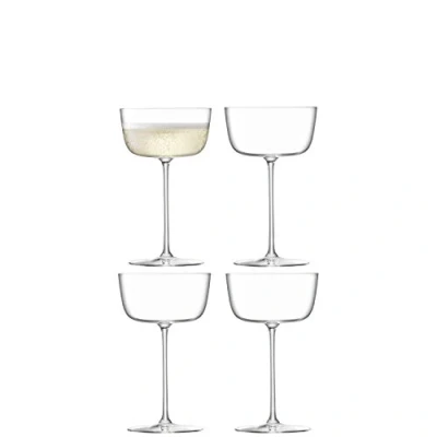 Image of LSA Borough Cocktail Saucer 240ml Set Of 4