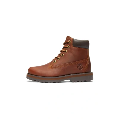 Image of Timberland EURO TREKKER LOW LACE UP boys&#039;s Children&#039;s Shoes (High top Trainers) in Brown