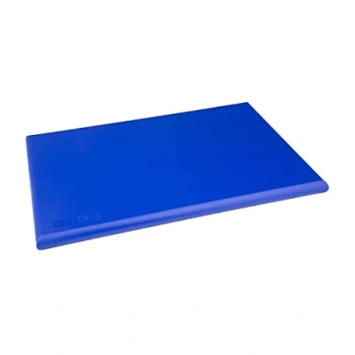 Image of Hygiplas Extra Thick High Density Blue Chopping Board for Raw Fish 45x30cm