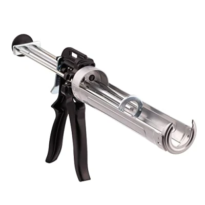 Image of Mivos Professional cartridge gun for all 310 ml sealing and adhesive cartridges thrust ratio of 26:1 reinforced press with rotating frame piston three rods