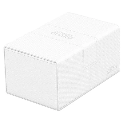 Image of Ultimate Guard UGD011235 Twin Flip&#039;n`Tray 160+ XenoSkin Monocolour White Card Box
