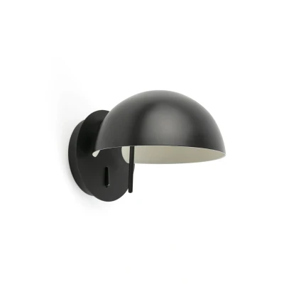 Image of Matilda Dome Wall Lamp Black 1x E14