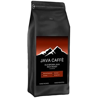 Image of Java Caffe &#039;Old Brown Java&#039; Full Medium Roast Ground Coffee (1kg) Artisan Hand Roasted