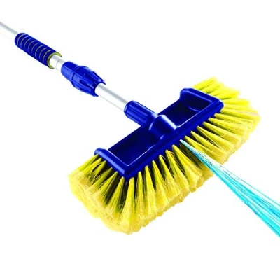 Image of Streetwize Extendable Blaster Brush Broom Set 2 in 1 Cleaning 1.4 Metre 75% Reduced Water Capacity Ideal For Cleaning: Cars, Vans, 4x4&#039;s and Windows