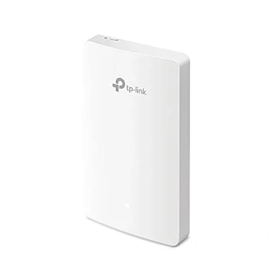 Image of TP Link AX1800 Dual Band Gigabit Wall Plate Wi Fi 6 Access Point, Power over Ethernet (802.3 af/at), System Requirements Microsoft Windows XP/7/8/10 and Vista, Easily Mount to (EAP615 Wall)