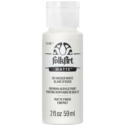 Image of FolkArt Acrylic Paint in Assorted Colors (2 Ounce), 901 Wicker White