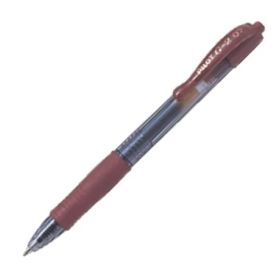 Image of Pilot G207 Retractable Gel Rollerball 0.7 mm Tip (Single Pen) Caramel