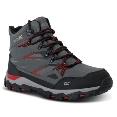 Image of Regatta Men&#039;s Breathable Holcombe Iii Walking Boots Briar Rio Red, Size: UK 6
