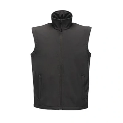 Image of Regatta Men Classic Softshell Bodywarmer Gilet Seal Grey, X Large