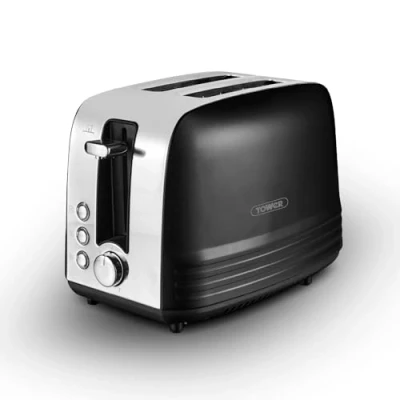 Image of Tower Ash 2 Slice Toaster Black