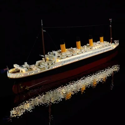 Image of BoHeart LED Light Kit for LEGO 10294 Titanic Cruise Ship Plastic (Model Not Included) (Classic Edition)