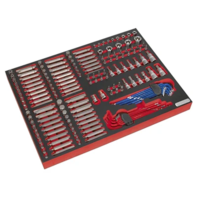 Image of Sealey Premier Tool Tray with Specialised Bits &amp; Sockets 177pc