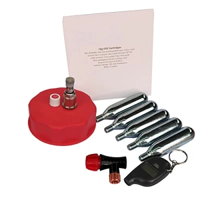 Image of Balliihoo 2 Inch Pressure Barrel Co2 Control Cap Full System