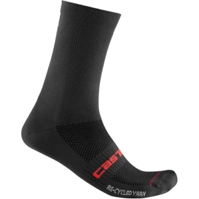 Image of CASTELLI 4523534 010 RECYCLE TH 18 SOCK Socks Unisex BLACK Size S/M
