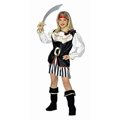 Image of Forever Young Girls Buccaneer Pirate Shipmate Caribbean High Seas Fancy Dress Costume (8 10 years)