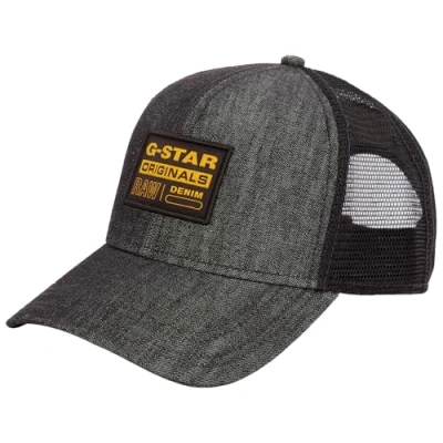 Image of G Star Men&#039;s Denim Embro Baseball Trucker Cap, Blue (rinsed D21247 D540 082), PC