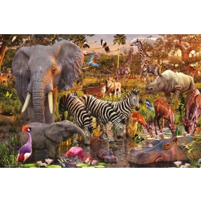 Image of Ravensburger African Animals 3000 Piece Puzzle
