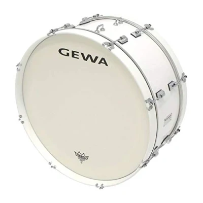 Image of GEWA Marching Drum Bass 24x10&quot; white