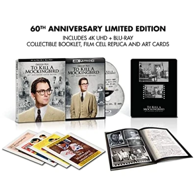 Image of To Kill A Mockingbird [60th Anniversary Limited Edition] [4K Ultra HD] [1962] [Blu ray] [2022] [Region Free]