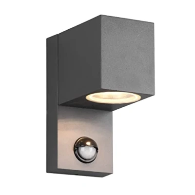 Image of Trio Leuchten Roya 204260242 Outdoor Wall Light Die Cast Aluminium Anthracite 2X GU10 Not Included