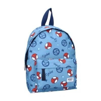 Image of mybagstory Boys Spidey Backpack Spiderman Blue Child School Kindergarten Daycare Primary Bag Adjustable Straps Gift Idea 31 Cm,