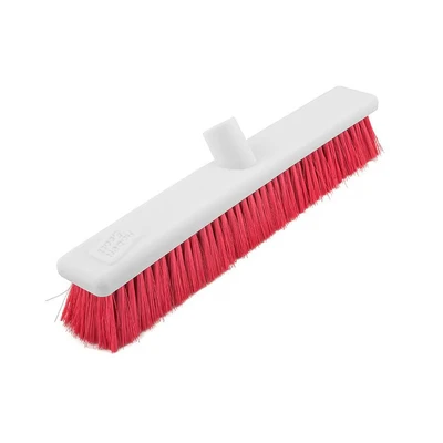 Image of Robert Scott &amp; Sons Abbey Hygiene Broom Head Hard Washable 12in Red 102903RED