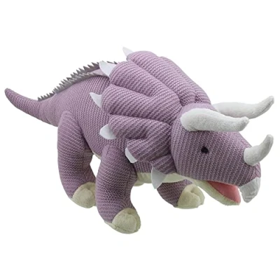 Image of Wilberry Triceratops (Lilac) Large Knitted