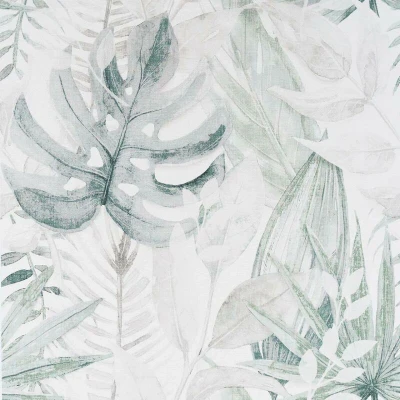 Image of Arthouse Chalky Tropical Soft Navy Vinyl Non Woven Wallpaper 909908