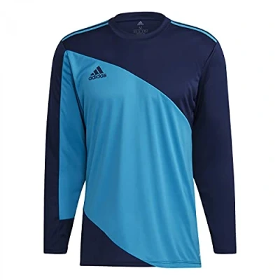 Image of adidas Men&#039;s Squadra 21 Goalkeeper Jersey, Team Navy/Bold Aqua, XL