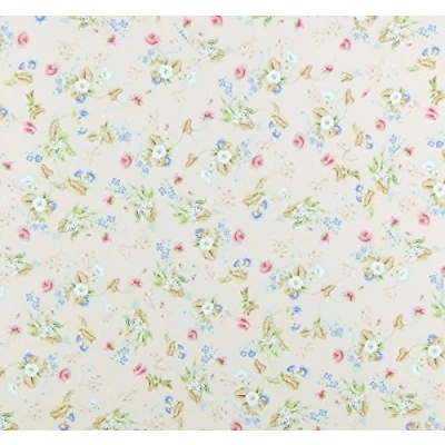 Image of Melody Jane Dolls House Miniature Print 1:12 Scale Rococo Silk Pale Pink Wallpaper