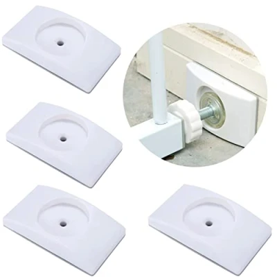 Image of 4 Pcs Safety Baby Gate Wall Protector Stair Extension Saver for Baby, Pet, Stair, Door, Surface
