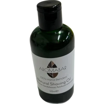 Image of Natural Shaving Oil Cedarwood Sandalwood Patchouli &amp; Lemon 125ml