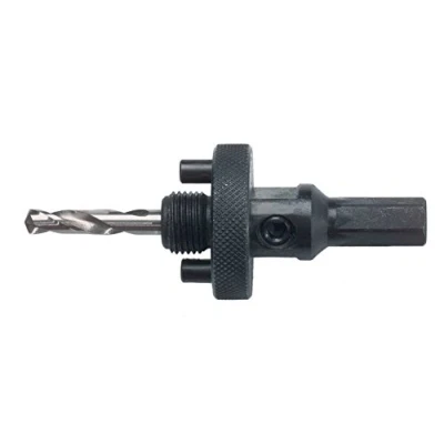 Image of Ruko HSS Arbor Holder Including Pilot Drill Bit for Bi Metal 32.0 210.0mm Hole Saw, Bright Finish, 9.5 mm diameter, R106209